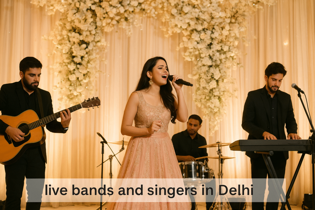 Live bands and singers in Delhi