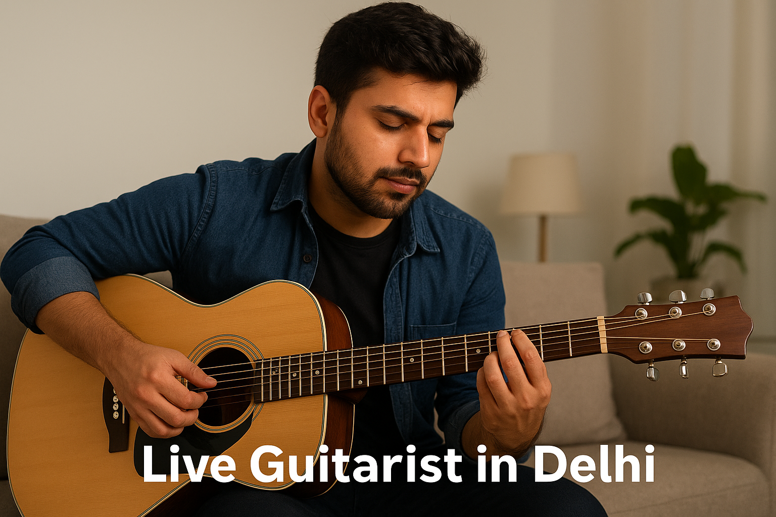 Live Guitarist at home – Professional Home Performance