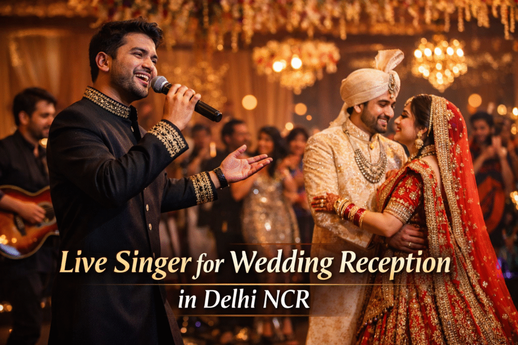 live singer for wedding reception in Delhi NCR