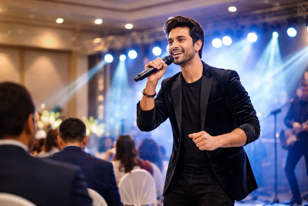 Hire live singer for corporate events in Delhi