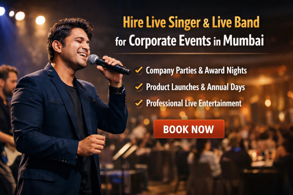 live singer for corporate events mumbai