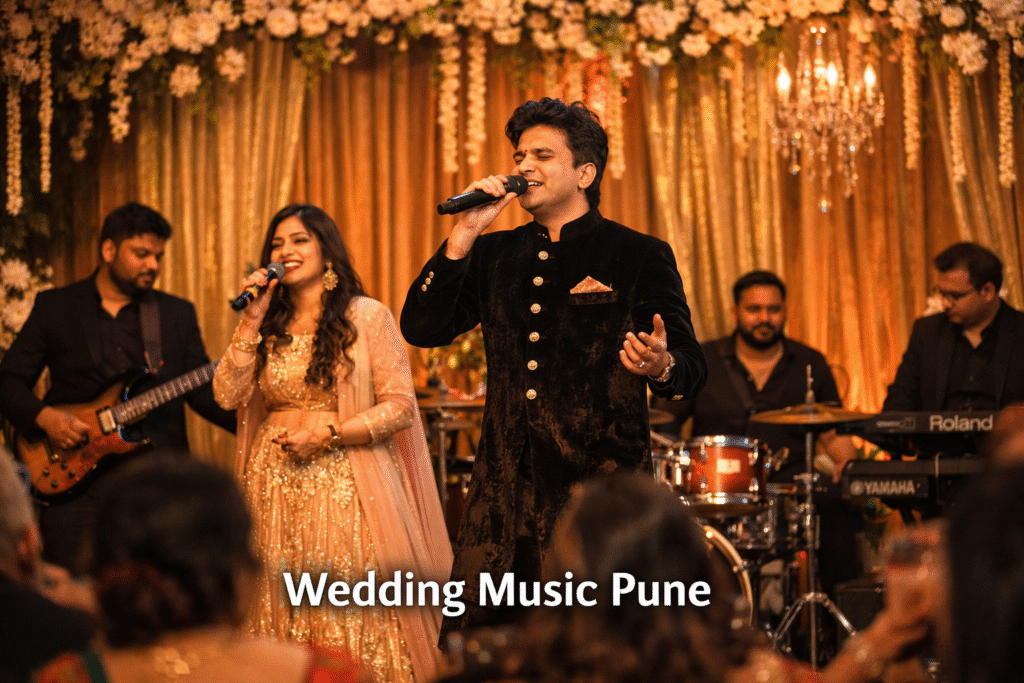 wedding music pune live singer performance at wedding event