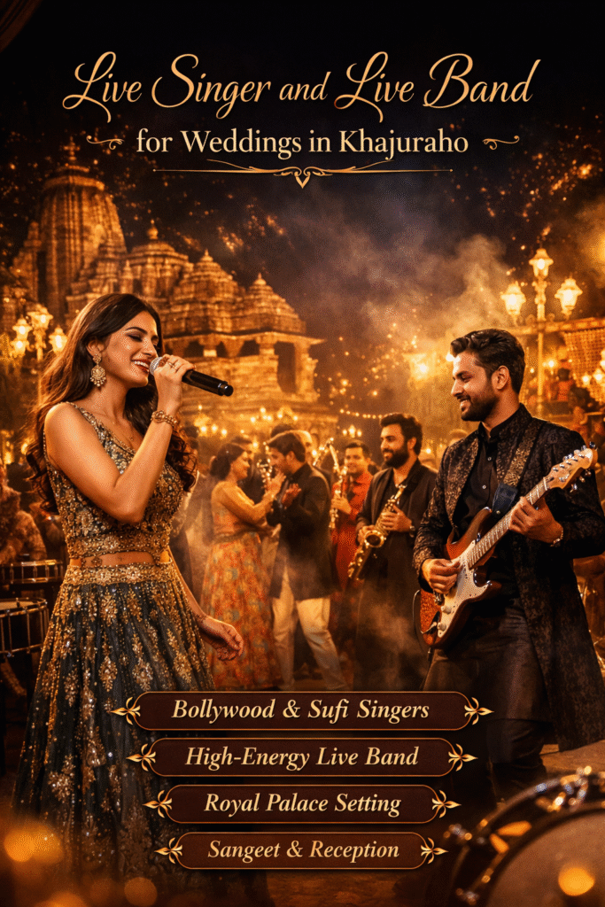 Live Singer and Live Band for Weddings in Khajuraho